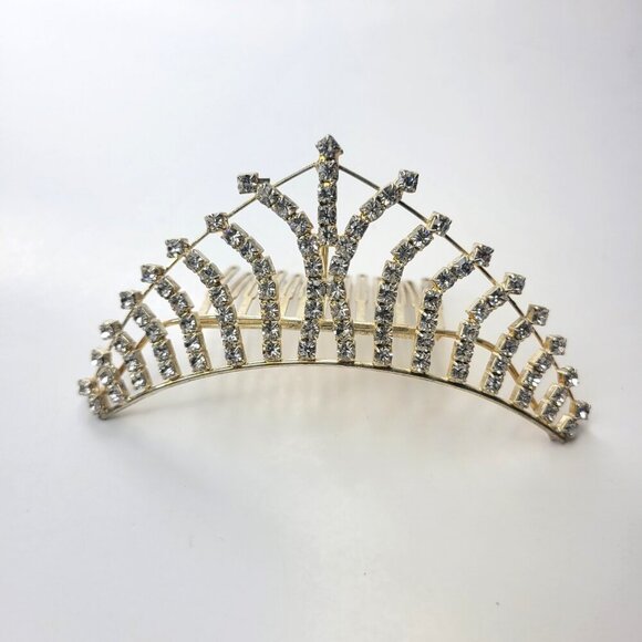 Rhinestone Tiara Princess Tiara Mini - Picture 2 of 9